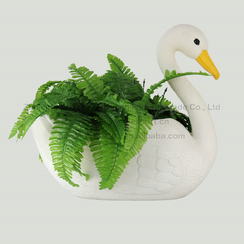 プラスチック製の白鳥の植木鉢、 白鳥金型プランター-プラスチック工芸品問屋・仕入れ・卸・卸売り