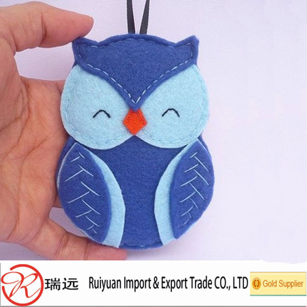 新製品は、 動物をいっぱい2014年フェルトクリスマスの装飾のための-造花問屋・仕入れ・卸・卸売り