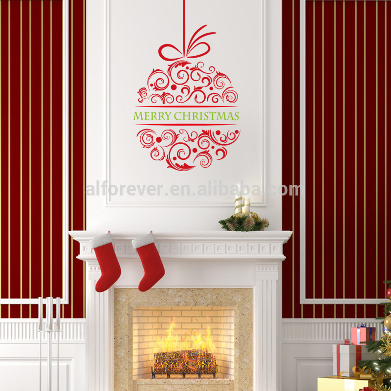 引用するクリスマスalforever赤いビニールデカール、 ビニールのクリスマスのステッカー-ステッカー問屋・仕入れ・卸・卸売り
