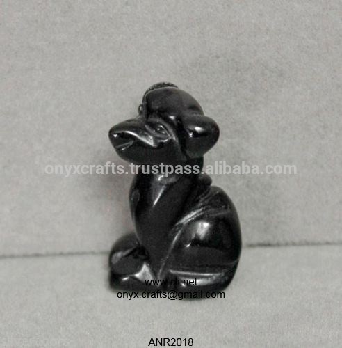 漆黒の犬の置物-彫刻工芸品問屋・仕入れ・卸・卸売り