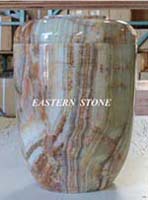 NATURAL ONYX STONE VASES, ASH URN, FUNERAL URN, CRAFTS, GIFTS, DECORATIVE ITEMS-彫刻工芸品問屋・仕入れ・卸・卸売り