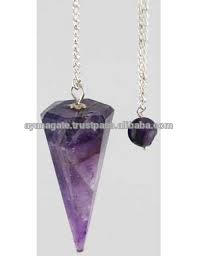 Amethyst 6 facet Pendulum-彫刻工芸品問屋・仕入れ・卸・卸売り