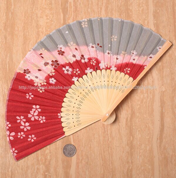 竹扇子 せんす ファン 大人気 和風 婦人用 手芸 桜-竹工芸品問屋・仕入れ・卸・卸売り