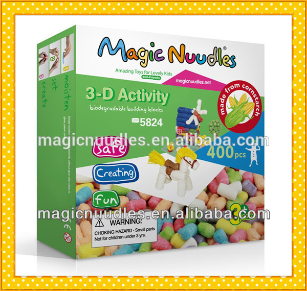 最も安全性粘土工芸2015魔法nuudles5825クラフト面白い子供のためのastm-クリスマス用品問屋・仕入れ・卸・卸売り