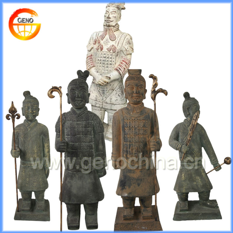 新しい中国の秦の兵馬俑の像のための卸売室内設計-アンティーク、イミテーション工芸品問屋・仕入れ・卸・卸売り