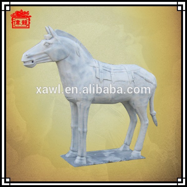 白い馬の像アンティークガーデン用カスタムycustom190-8の馬の彫刻-アンティーク、イミテーション工芸品問屋・仕入れ・卸・卸売り