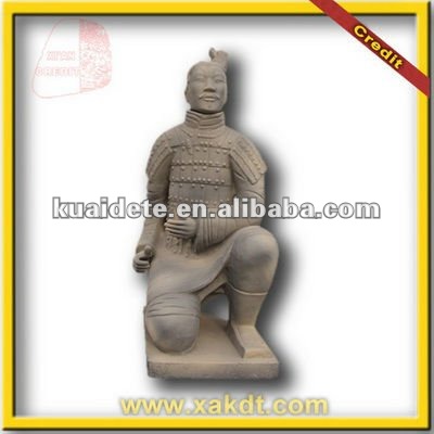 古代彫像の中国のテラコッタ戦士のひざまずく射手CTWH-023-芸術コレクター商品問屋・仕入れ・卸・卸売り