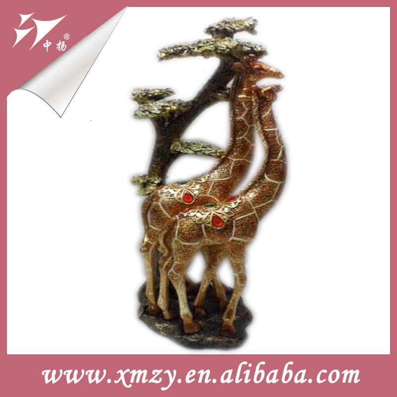 interior china ceramic home decor giraffe statue home decoration-樹脂工芸品問屋・仕入れ・卸・卸売り