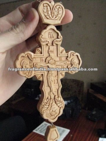 木製の十字架イエス-木工芸品、ウッドクラフト問屋・仕入れ・卸・卸売り