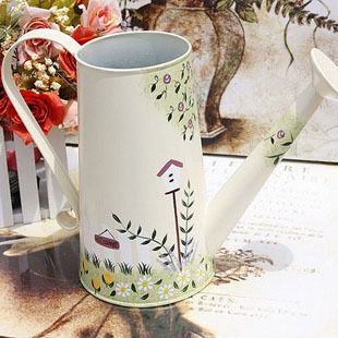 牧歌的なスタイル手- 塗装バケットブリキの花模様の工芸ギフト工場直接b0304デバイス-金属工芸品問屋・仕入れ・卸・卸売り