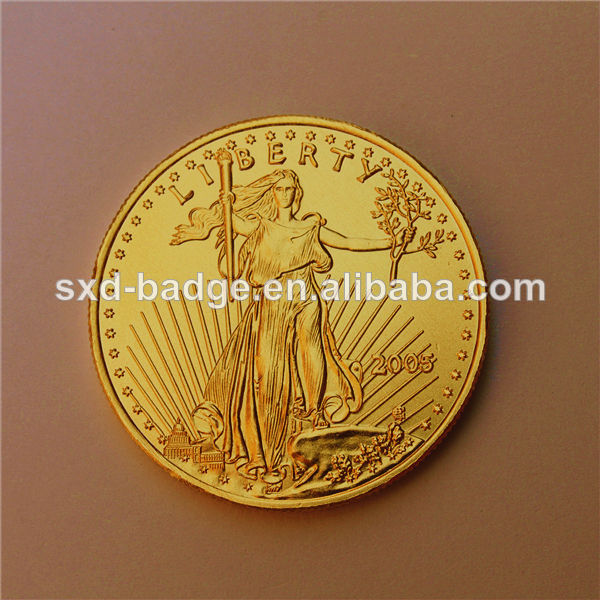 22ｋ50ドルの金メッキのタングステン製の金貨-民芸品問屋・仕入れ・卸・卸売り