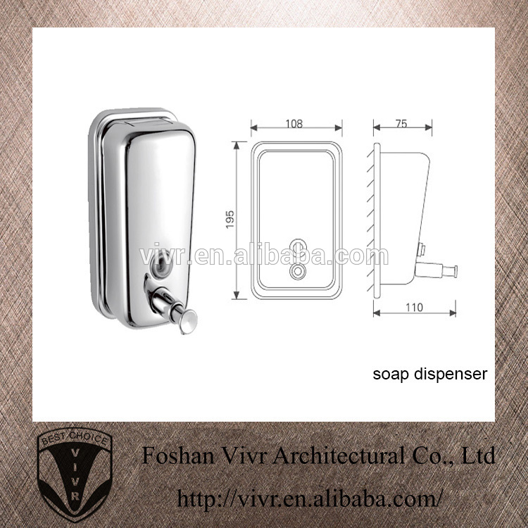 安い価格化粧壁はステンレス鋼をマウント液体ソープディスペンサー-液体石鹸ディスペンサー問屋・仕入れ・卸・卸売り