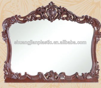 Sj-9188-821x251/5" 小さな茶色がかった赤の四角形プラスチックベッドルームミラー-バスミラー問屋・仕入れ・卸・卸売り