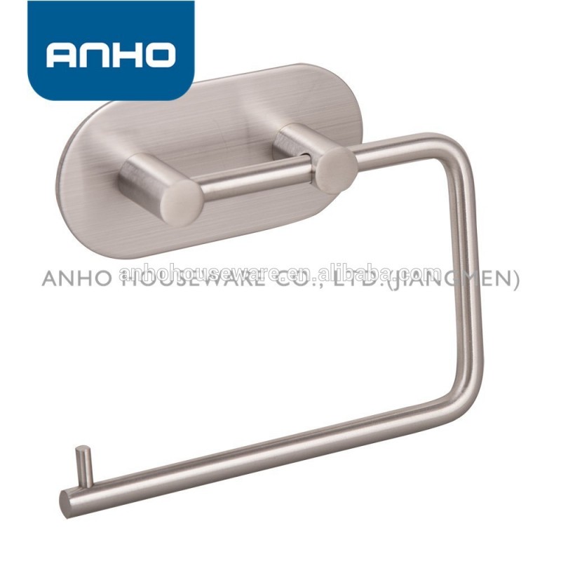 anho304ステンレス鋼シンプルさステッカートイレのロール紙ホルダー-ペーパーホルダー問屋・仕入れ・卸・卸売り