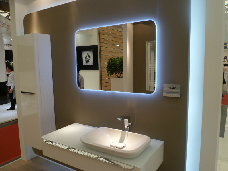 照明付きの洗面化粧台ミラー、 led、 壁がマウントされている、 ホテルグレード-バスミラー問屋・仕入れ・卸・卸売り