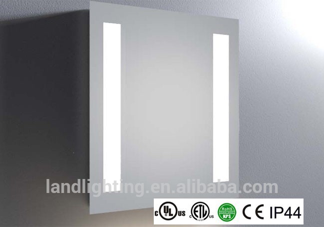 Ledが点灯してミラールームミラー壁ミラーライト防- 霧、 ce、 rohs指令、 ul、 etl-バスミラー問屋・仕入れ・卸・卸売り