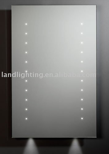 肖像画ポリッシュシルバーミラーとledバックライト付き-バスミラー問屋・仕入れ・卸・卸売り