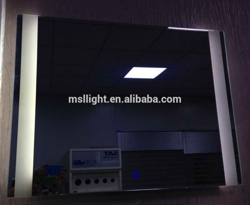 ホテル家具が点灯ミラールームミラーledライト付き/用ledランプのバスルームの鏡とヒーター-バスミラー問屋・仕入れ・卸・卸売り