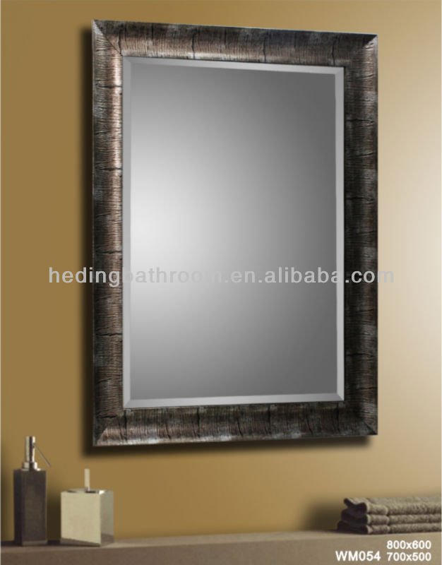 壁のバスルームの鏡で木製/アルミフレーム/ce・ip44-バスミラー問屋・仕入れ・卸・卸売り