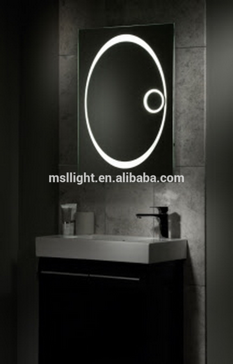 最新のファッション最高の販売バスアールデコledバックライト付きミラー浴室用-バスミラー問屋・仕入れ・卸・卸売り