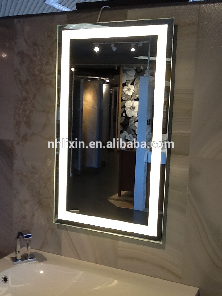 装飾的な浴室の鏡、 バックライト付きミラー浴室用、 浴室の鏡用ledランプ-バスミラー問屋・仕入れ・卸・卸売り