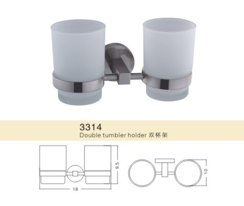真鍮ダブル描画コップタンブラーホルダー-カップ＆グラスホルダー問屋・仕入れ・卸・卸売り