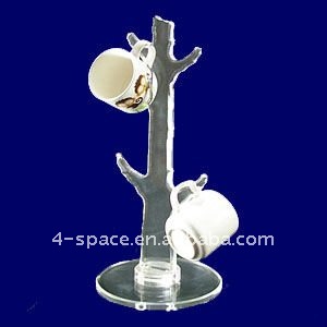 木はアクリルのカップ・ホルダーを形づけた-カップ＆グラスホルダー問屋・仕入れ・卸・卸売り