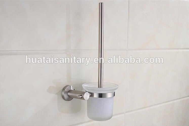 Stianless鋼壁がマウントされているエコ- フレンドリーなトイレブラシ-トイレブラシホルダ問屋・仕入れ・卸・卸売り