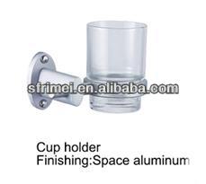 非常に耐久性のあるバスルーム/強いスペースの台所シングルカップホルダーアルミ壁ハイマウントされ品質の工場価格kl-7029カップホルダー-カップ＆グラスホルダー問屋・仕入れ・卸・卸売り