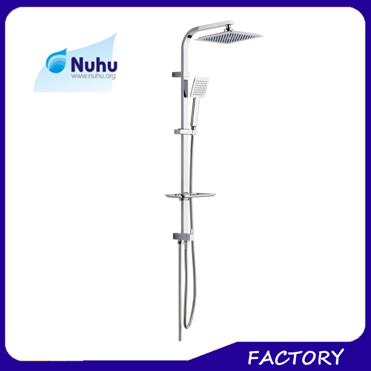 中国工場nhs703サプライヤーステンレス鋼の浴室の付属品シャワーの蛇口のバスルームのレインシャワーセット-風呂、シャワー水栓問屋・仕入れ・卸・卸売り