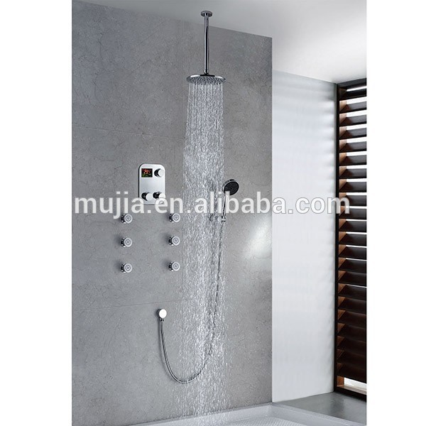 モダンな固体真鍮恒温ジェット側インスタントホットレインフォールシャワーの浴室のシャワー-風呂、シャワー水栓問屋・仕入れ・卸・卸売り