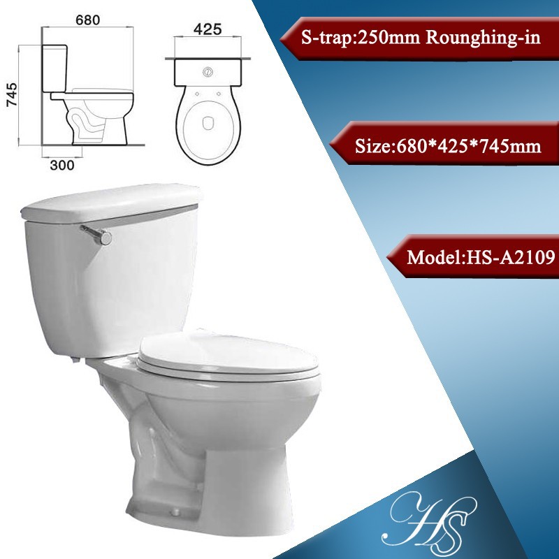 安いセラミック床hs-a2109衛生陶器には便座を取り付け-トイレ問屋・仕入れ・卸・卸売り