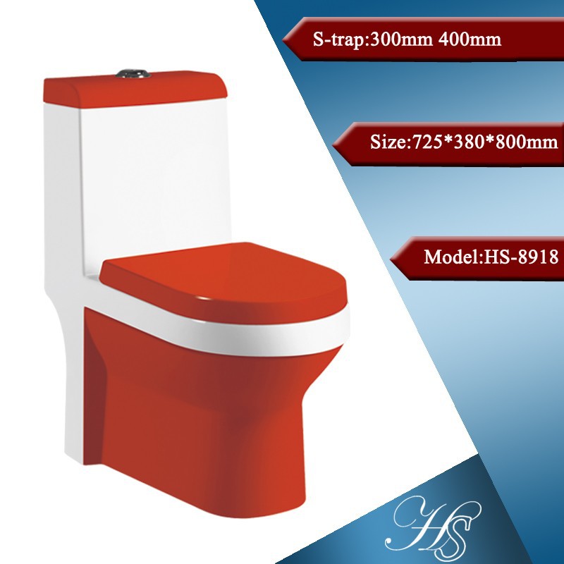 ビッグサイズのバスルームhs-8918新しい赤の便器-トイレ問屋・仕入れ・卸・卸売り
