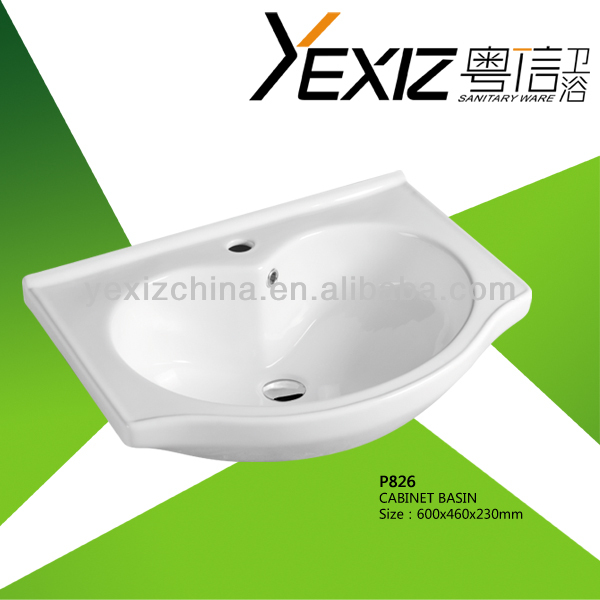 中国工場セラミック洗面器カウンターp826衛生陶器洗面台-バスルーム洗面台問屋・仕入れ・卸・卸売り