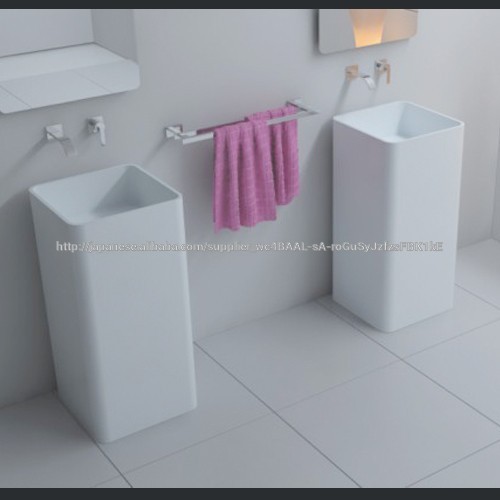 中国工場トイレの手洗いの洗面台に立って水純粋なアクリルバスルームシンクハンドシンク-バスルーム洗面台問屋・仕入れ・卸・卸売り