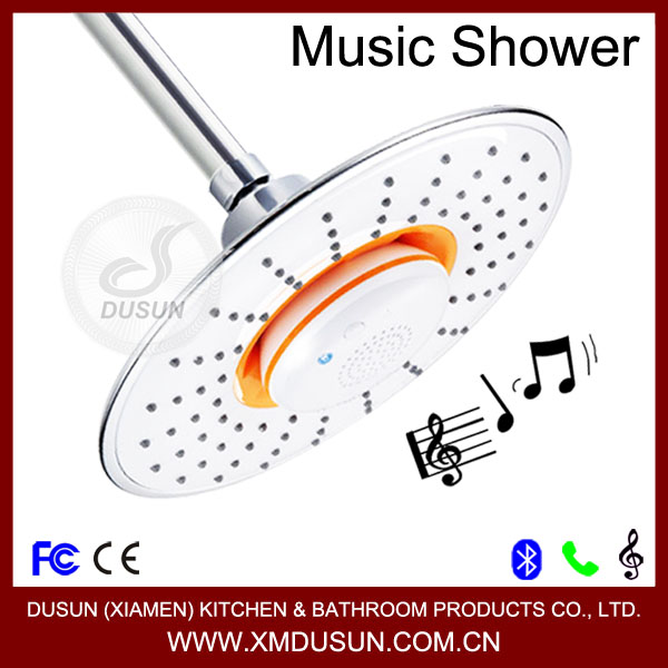 fcc認証欧州主導防水bluetoothのステレオスピーカー音楽のシャワーヘッド-浴室蛇口付属品問屋・仕入れ・卸・卸売り