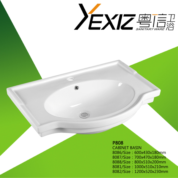 中国製セラミックp8087prodcuts/キャビネットbasin/衛生陶器のバスルームの洗面台-バスルーム洗面台問屋・仕入れ・卸・卸売り