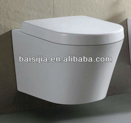 モダンなバスルームの壁は、 トイレをハングソフトクローズ/nanoコーティング高トイレボウル( bsj- t078)-トイレ問屋・仕入れ・卸・卸売り