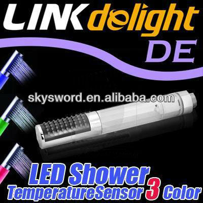 クロム LED色のシャワーヘッドを変更する-浴室蛇口付属品問屋・仕入れ・卸・卸売り