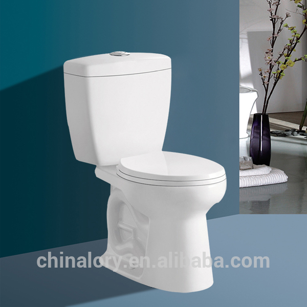 新しいデザイン西部のトイレ衛生陶器セラミックバスルームのトイレサイフォンのツーピースのトイレ-トイレ問屋・仕入れ・卸・卸売り