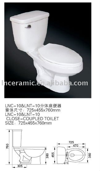 細長いツーピースのトイレlnct- 10-トイレ問屋・仕入れ・卸・卸売り