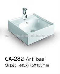Ca-282角アートセラミック盆地-バスルーム洗面台問屋・仕入れ・卸・卸売り