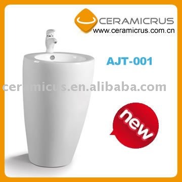 陶磁器の衛生台の洗面器AJL-001-バスルーム洗面台問屋・仕入れ・卸・卸売り