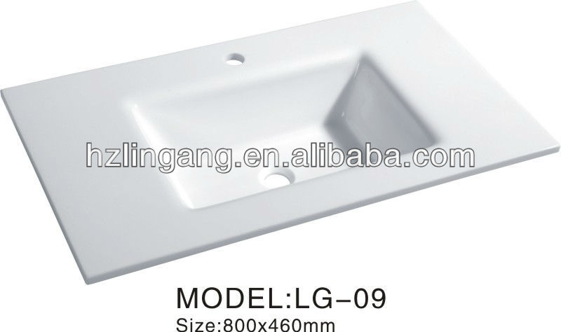 人工的な石造りの浴室は虚栄心LG-09のサイズを沈める: 650/700/750/800*460mm-バスルーム洗面台問屋・仕入れ・卸・卸売り