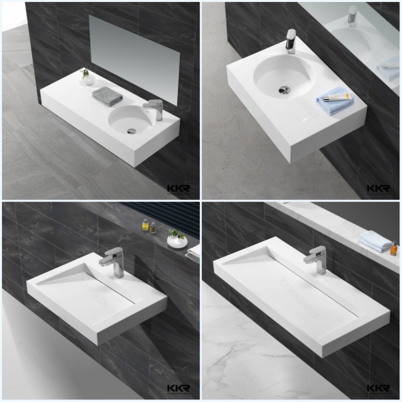 卸売浴室洗浄aritificial石洗面器( カウンタートップの洗面器、 独立洗面台、 壁ハング流域)-バスルーム洗面台問屋・仕入れ・卸・卸売り
