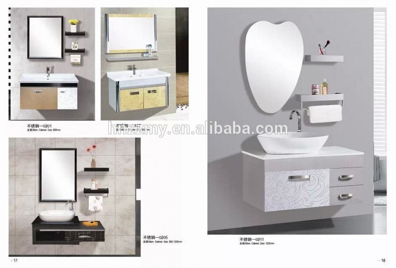 alibabaのpvcのバスルームのキャビネットと洗面器-バニティーキャビネット問屋・仕入れ・卸・卸売り
