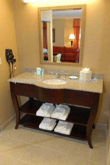 ホテルの浴室の虚栄心、 シンクの洗面化粧台ベース、 付きのバスルームのキャビネットg603花崗岩の洗面化粧台トップス-バニティーキャビネット問屋・仕入れ・卸・卸売り