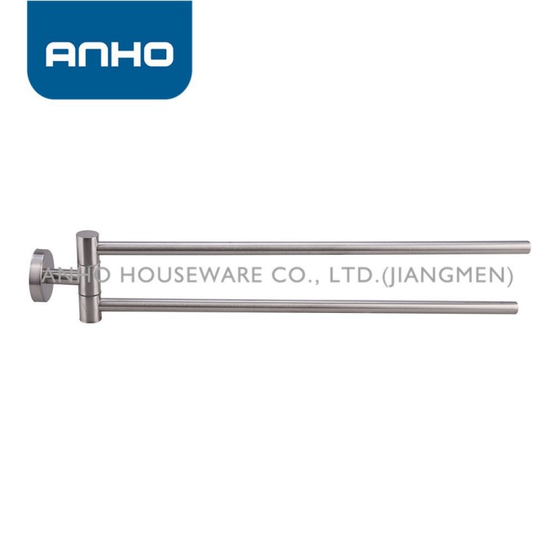 Anhos/柔軟だタオル掛けの浴室の付属品ギフト二つのバー亜鉛合金ベース-タオルバー問屋・仕入れ・卸・卸売り