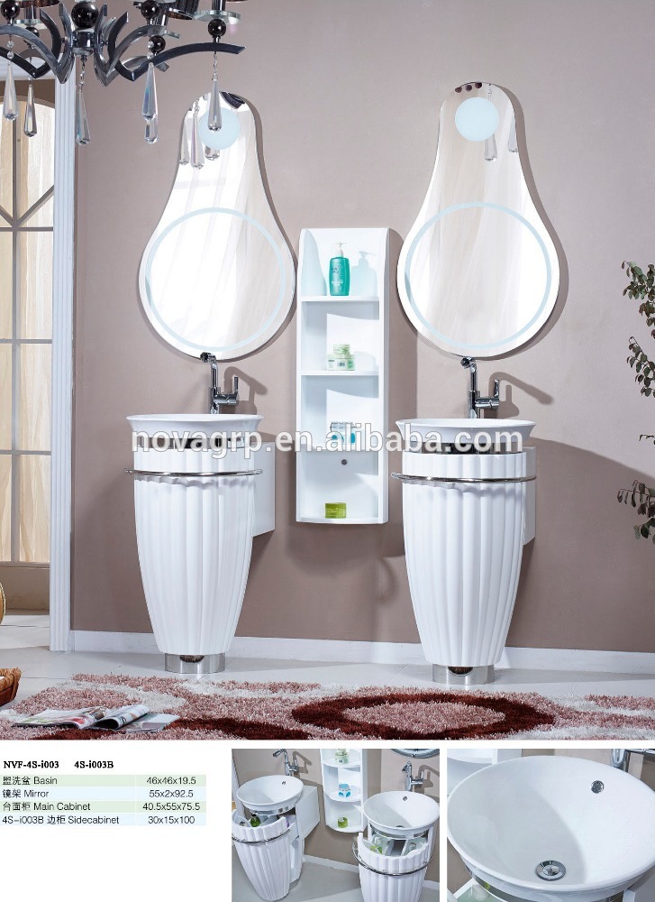 古典的なバスルームのキャビネット洗面器nvf-4s-i003とミラー-バニティーキャビネット問屋・仕入れ・卸・卸売り