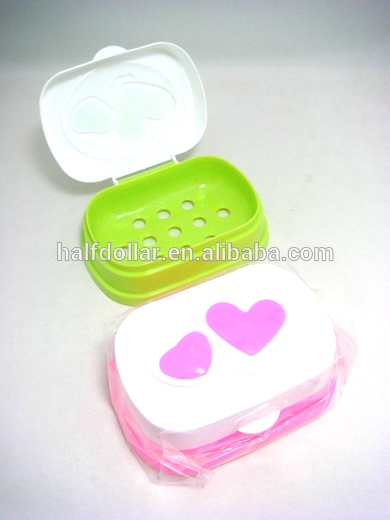高品質の心臓蓋付きプラスチック製の石鹸ホルダー-石鹸受け問屋・仕入れ・卸・卸売り